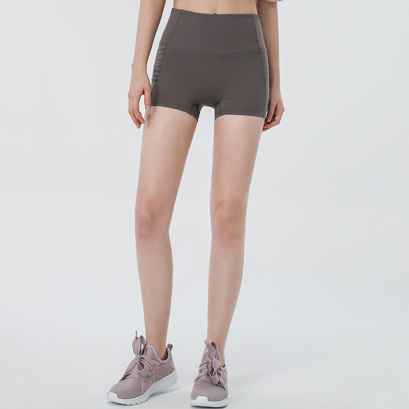 Yoga-Shorts mit hoher Taille für Frauen